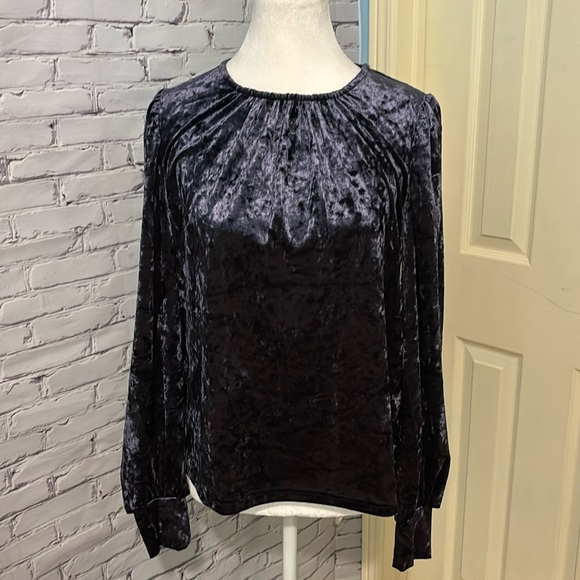 Sandro Velour top - Picture 2 of 7